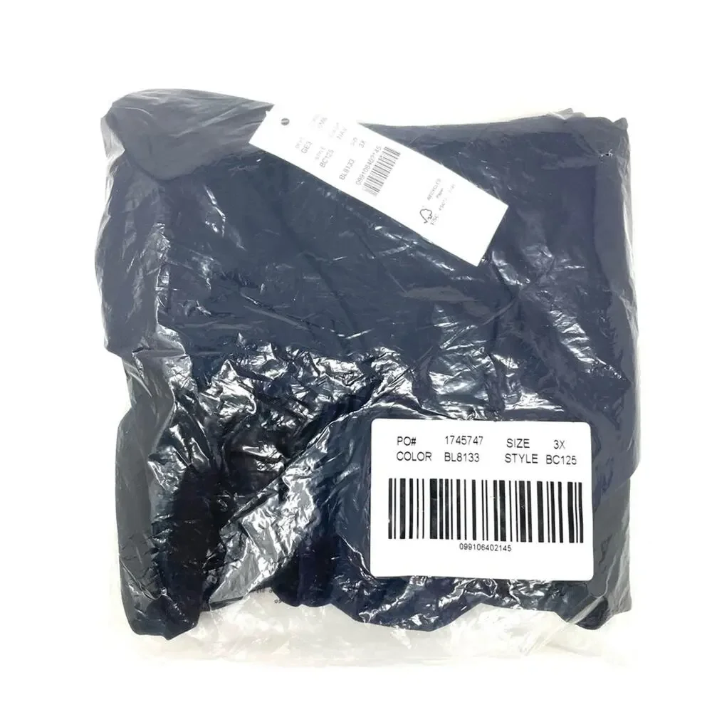 NEW J. Crew Curved-waist Cheeky Bikini Bottom in Navy Blue, Women's 3X BC125 $59